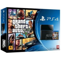 PlayStation 4 500GB - Nero + Grand Theft Auto V
