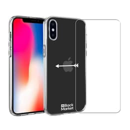 Back Market Cover iPhone X/XS e shermo protettivo - 60% Plastica riciclata - Trasparente