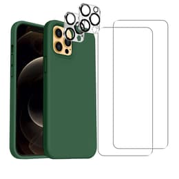 Cover iPhone 12 Pro e 2 schermi di protezione - Silicone -