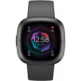 Smart Watch Fitbit Cardio­frequenzimetro GPS Sense 2 - Nero