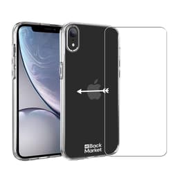 Back Market Cover iPhone XR e shermo protettivo - 60% Plastica riciclata - Trasparente