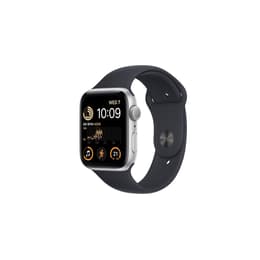 Apple Watch Series SE 2 (2022) GPS 44 mm - Alluminio Argento - Cinturino Sport Nero