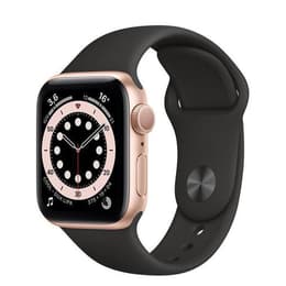 Apple Watch (Series 4) 2018 GPS 40 mm - Acciaio inossidabile Oro - Sport loop Nero