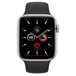 Apple Watch (Series 4) 2018 GPS 44 mm - Acciaio inossidabile Argento - Sport Nero
