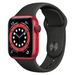 Apple Watch Series 6 (2020) GPS 40 mm - Alluminio Rosso - Cinturino Sport Nero