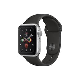 Apple Watch Series 5 (2019) GPS + Cellular 44 mm - Alluminio Argento - Cinturino Sport Nero