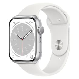 Apple Watch Series 9 (2023) GPS 45 mm - Alluminio Argento - Cinturino Sport Bianco