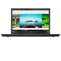 Lenovo ThinkPad T470 14" Core i5 2.4 GHz - SSD 240 GB + HDD 500 GB - 8GB - AZERTY - Francese