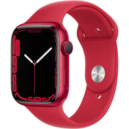 Apple Watch Series 7 (2021) GPS 45 mm - Alluminio Rosso - Cinturino Sport Rosso