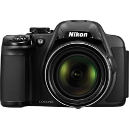 Macchina fotografica ibrida CoolPix P520 - Nero + Nikon Nikkor 42X Wide Optical Zoom ED VR 4.3-180mm f/3.0-5.9 f/3.0-5.9