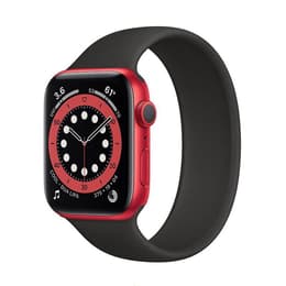 Apple Watch Series 6 (2020) GPS 44 mm - Alluminio Rosso - Cinturino Sport Nero