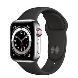 Apple Watch Series 5 (2019) GPS + Cellular 40 mm - Alluminio Argento - Cinturino Sport Nero