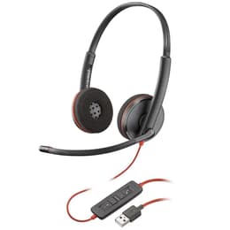 Cuffie a filo con microfono Plantronics Blackwire C3220 - Nero