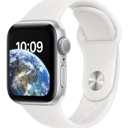 Apple Watch Series SE 2 (2022) GPS 44 mm - Alluminio Argento - Cinturino Sport Bianco