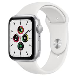 Apple Watch Series SE 1 (2020) GPS 44 mm - Alluminio Argento - Cinturino Sport Bianco